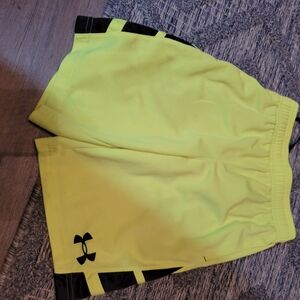Under Armour Yellow Athletic Shorts